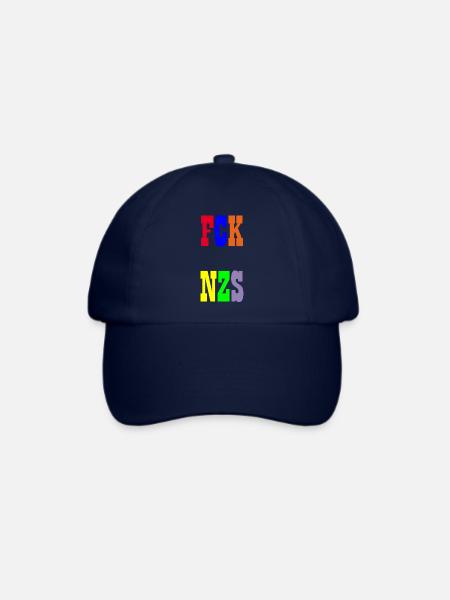 FCK NZS - Baseballkappe - Blau/Blau