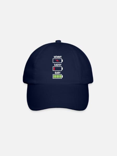 Mommy Daddy Baby Akku - Baseballkappe - Blau/Blau