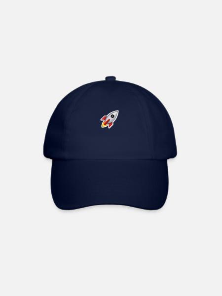 Dentacoin Rocket - Baseballkappe - Blau/Blau