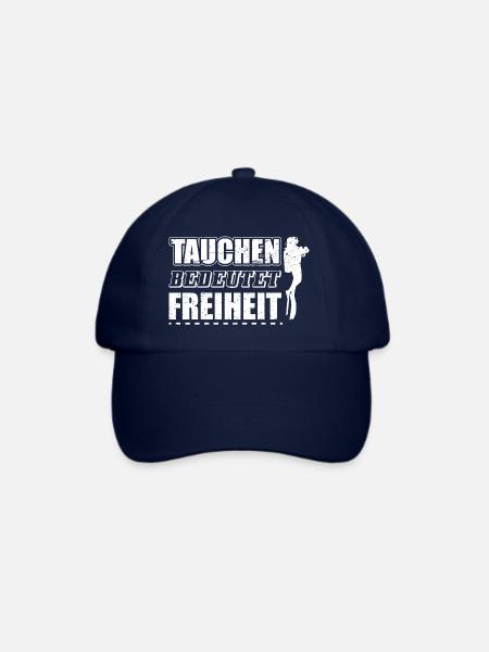 Lustiges Taucher Tauchen Shirt Tauchen Bedeutet - Baseballkappe - Blau/Blau