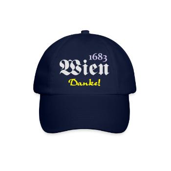 1683 Wien - Danke (3) - Baseballkappe - Blau/Blau - Vorne