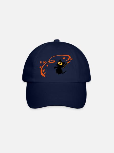 Kitten Malerin Georgia - Baseballkappe - Blau/Blau