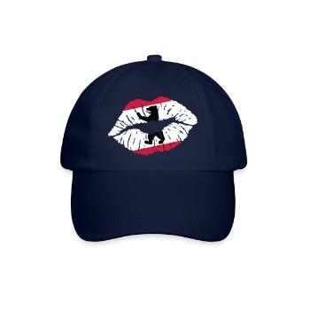 Kussmund (Berlin) - Baseballkappe - Blau/Blau - Vorne