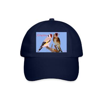 Stieglitze - Baseballkappe - Blau/Blau - Vorne