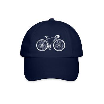 Fahrrad, weiss - Baseballkappe - Blau/Blau - Vorne