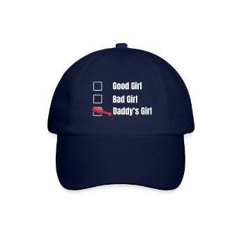 Good Girl Bad Girl Daddy's Girl - Baseballkappe - Blau/Blau - Vorne
