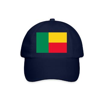 Benin-Flagge - Baseballkappe - Blau/Blau - Vorne