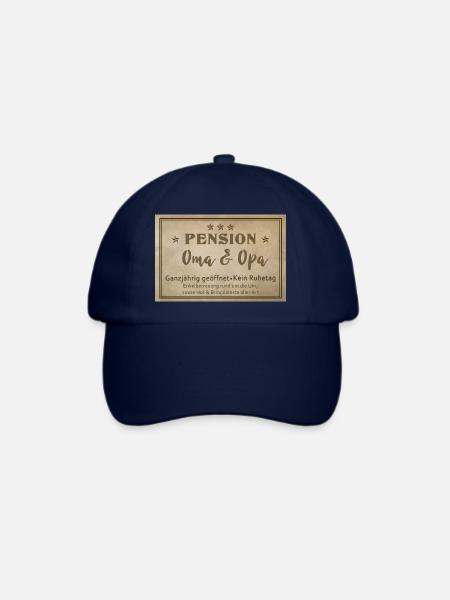 Pension, Oma und Opa - Baseballkappe - Blau/Blau