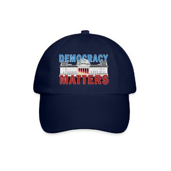 Demokratie Democracy Matters Bundestag Berlin - Baseballkappe - Blau/Blau - Vorne
