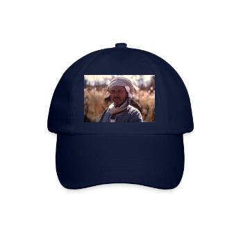 Retro Egypt Man - Baseballkappe - Blau/Blau - Vorne