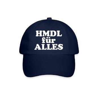 HMDL für ALLES - Baseballkappe - Blau/Blau - Vorne