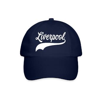 liverpool swoosh - Baseballkappe - Blau/Blau - Vorne