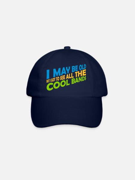 I may be old - Baseballkappe - Blau/Blau