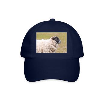 Schaf Ovis in Irland - Baseballkappe - Blau/Blau - Vorne