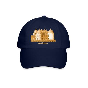 Gemünden Schloss Hunsrück Bayern Main - Baseballkappe - Blau/Blau - Vorne