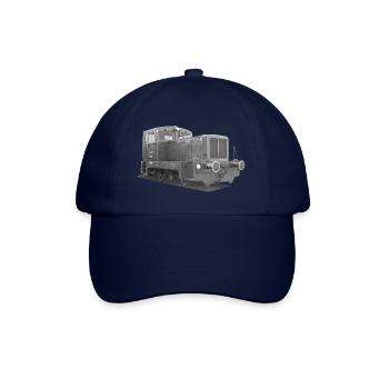 Diesellok V 15 Deutsche Reichsbahn DDR Oldtimer - Baseballkappe - Blau/Blau - Vorne