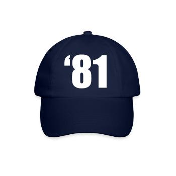 81 - THE NUMBER - Baseballkappe - Blau/Blau - Vorne
