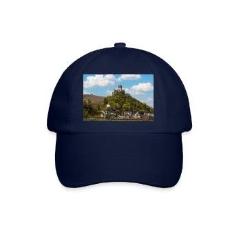 Reichsburg Cochem Rheinland - Baseballkappe - Blau/Blau - Vorne
