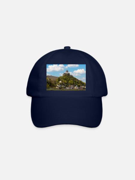 Reichsburg Cochem Rheinland - Baseballkappe - Blau/Blau