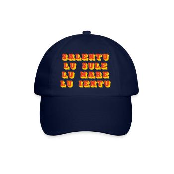 Salento lu sule lu mare lu ieuntu - Baseballkappe - Blau/Blau - Vorne