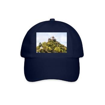 Reichsburg Cochem Rheinland - Baseballkappe - Blau/Blau - Vorne