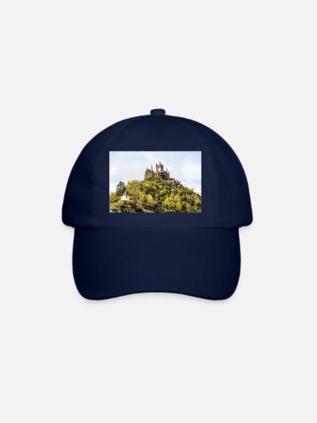 Reichsburg Cochem Rheinland - Baseballkappe - Blau/Blau