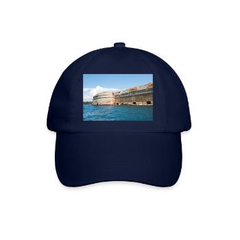 Festung des Hl. Nikolaus, Šibenik-Knin, Kroatien - Baseballkappe - Blau/Blau - Vorne