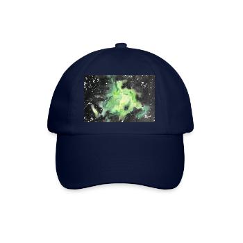 Galaxy Nebula Galaxie Nebel Nerd Astronomie space - Baseballkappe - Blau/Blau - Vorne