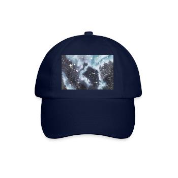 Galaxy Nebula Galaxie Nebel Nerd Astronomie space - Baseballkappe - Blau/Blau - Vorne