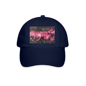 Galaxy Nebula Galaxie Nebel Nerd Astronomie space - Baseballkappe - Blau/Blau - Vorne