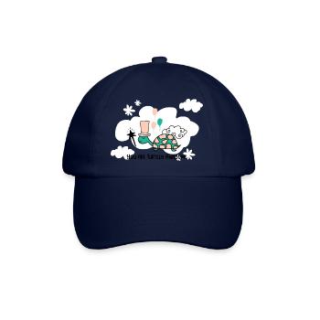 Meeresschutz, du bist schildkrötenartig genial - Baseballkappe - Blau/Blau - Vorne