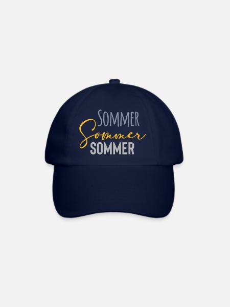 sommer - Baseballkappe - Blau/Blau