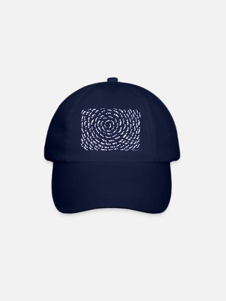 UNWIND ; SEMICOLON sei stark das Leben ist schön! - Baseballkappe - Blau/Blau