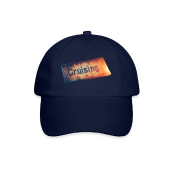 Kreuzfahrt im Retro-Stil - Baseballkappe - Blau/Blau - Vorne