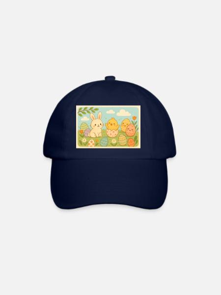 Ostern - Baseballkappe - Blau/Blau