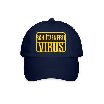 Schützenfest Virus - Baseballkappe - Blau/Blau - Vorne