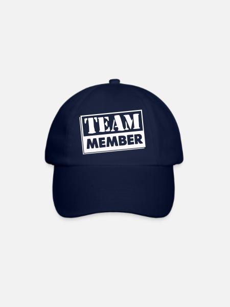 team member 01 - Baseballkappe - Blau/Blau