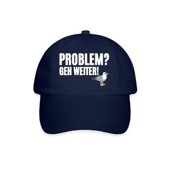 Hamburger Kiez Spruch - Baseballkappe - Blau/Blau - Vorne