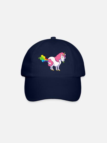 Pupsi Einhorn - Baseballkappe - Blau/Blau