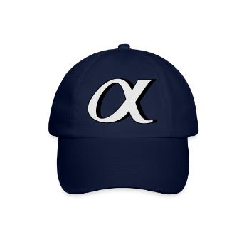 alpha - Baseballkappe - Blau/Blau - Vorne