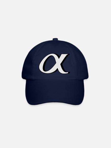 alpha - Baseballkappe - Blau/Blau