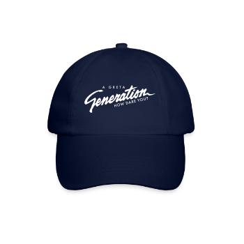 Eine Greta-Generation - Wie kannst du es wagen? - Baseballkappe - Blau/Blau - Vorne