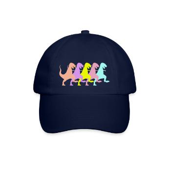 Dinosaurs Dancing Dinos Mob II - Baseballkappe - Blau/Blau - Vorne