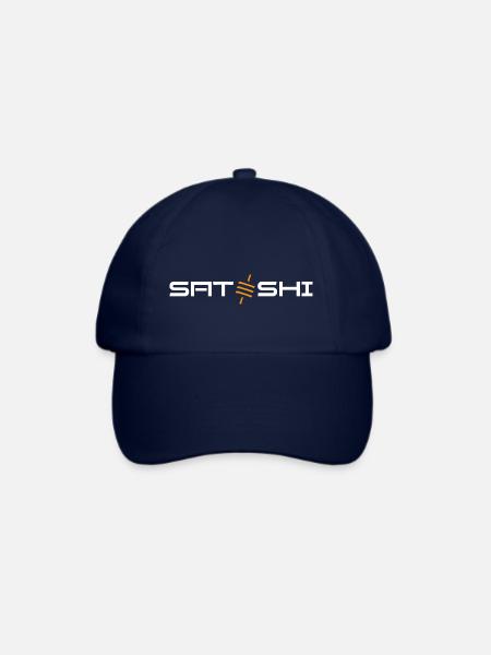 Satoshi Sats-Design - Baseballkappe - Blau/Blau