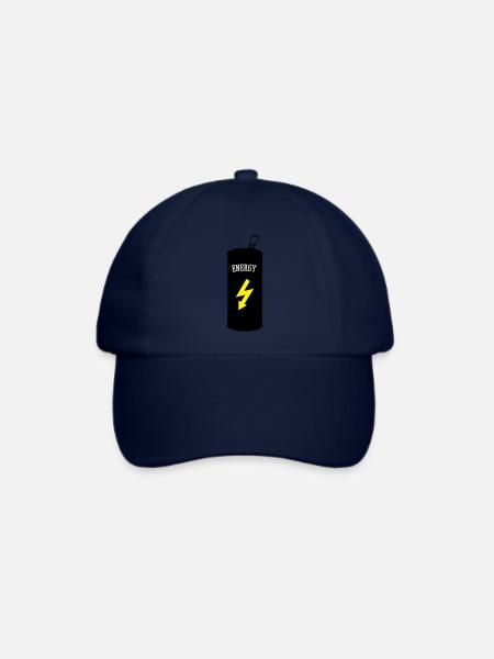 Energy Drink - Baseballkappe - Blau/Blau