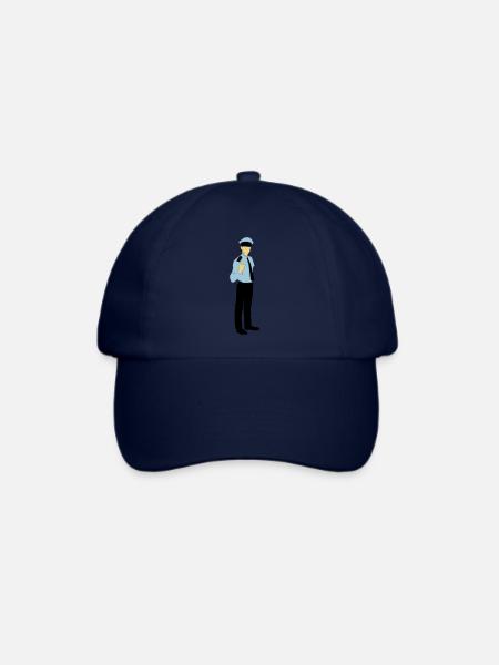 Polizist - Baseballkappe - Blau/Blau
