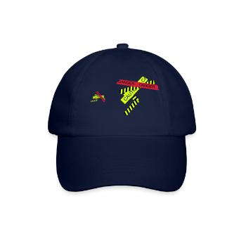 danger - Baseballkappe - Blau/Blau - Vorne