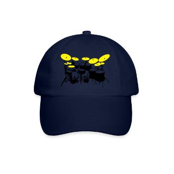 große Trommel-Kit - Baseballkappe - Blau/Blau - Vorne