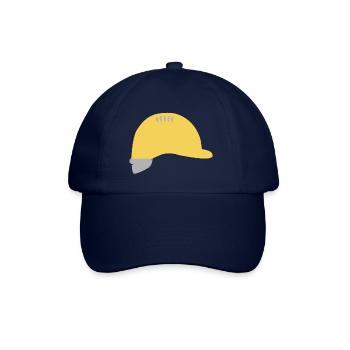 Bauarbeiterhelm - Baseballkappe - Blau/Blau - Vorne