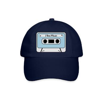 Kassette - Baseballkappe - Blau/Blau - Vorne